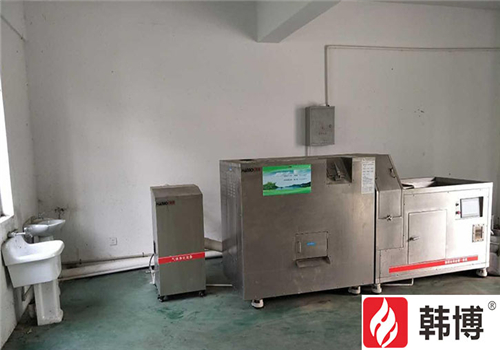 廚余垃圾處理設(shè)備案例，蘇州甪直博客產(chǎn)業(yè)園500KG廚余垃圾處理設(shè)備